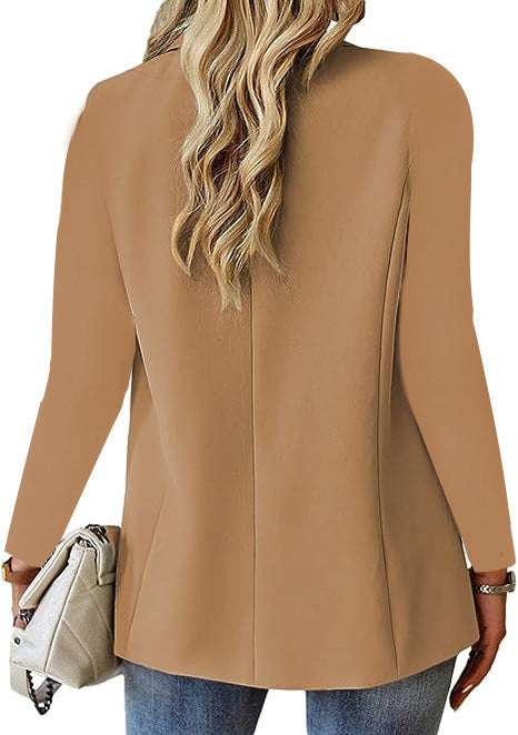 Ins Lapel Button Jacket Fashion Commuter Casual Suit Jacket Women's - Cart2u.ro