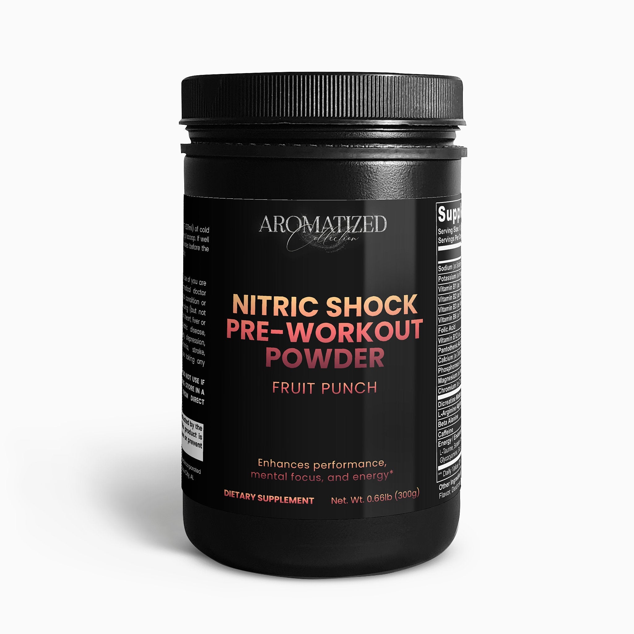 Nitric Shock Pre-Workout Powder (Fruit Punch) - Cart2u.ro