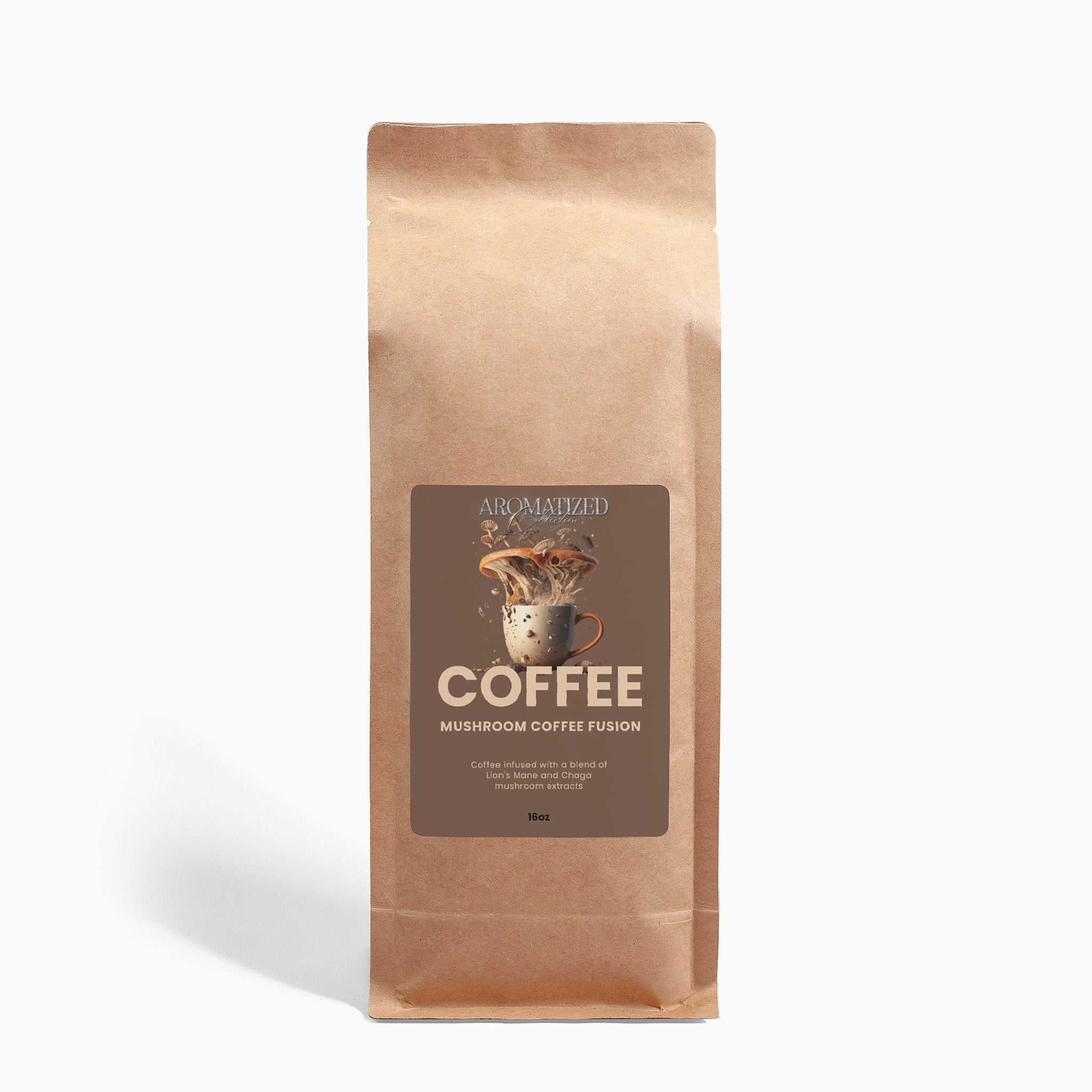 Mushroom Coffee Fusion - Lion’s Mane & Chaga 16oz - Cart2u.ro