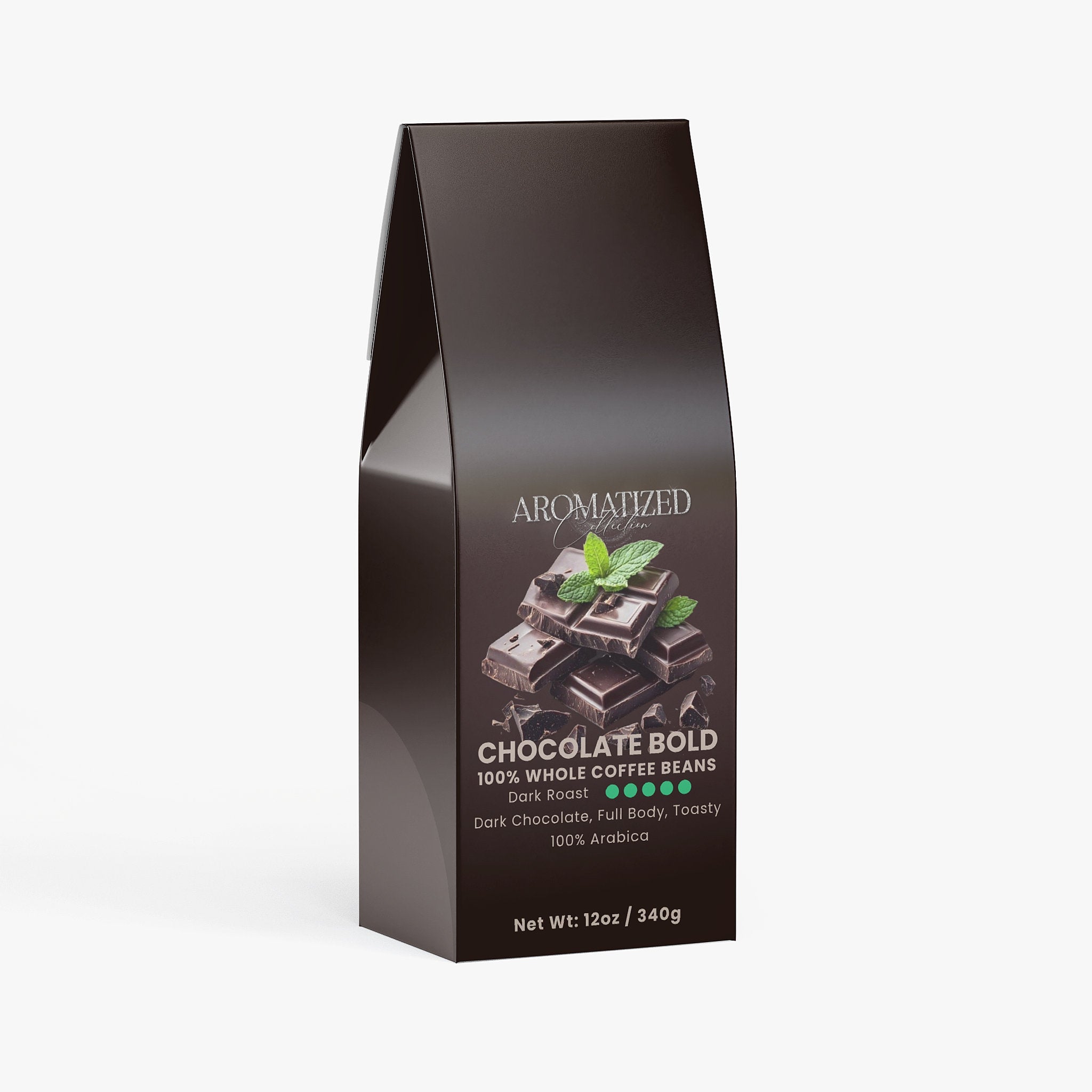 Chocolate Bold Coffee (Dark Roast) Dark Chocolate, Full Body, Toasty - Cart2u.ro