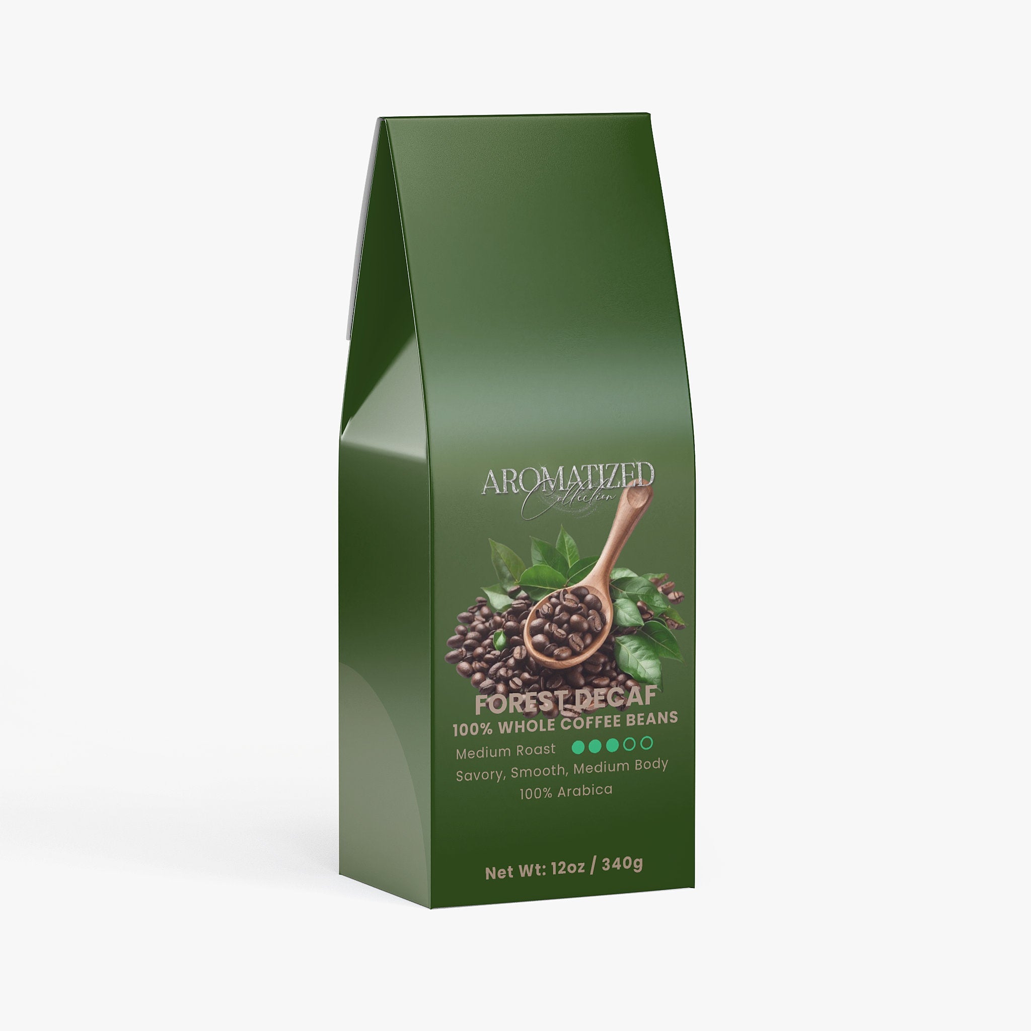 Forest Decaf Coffee (Medium Roast) Savory, Smooth, Medium Body Flavor - Cart2u.ro