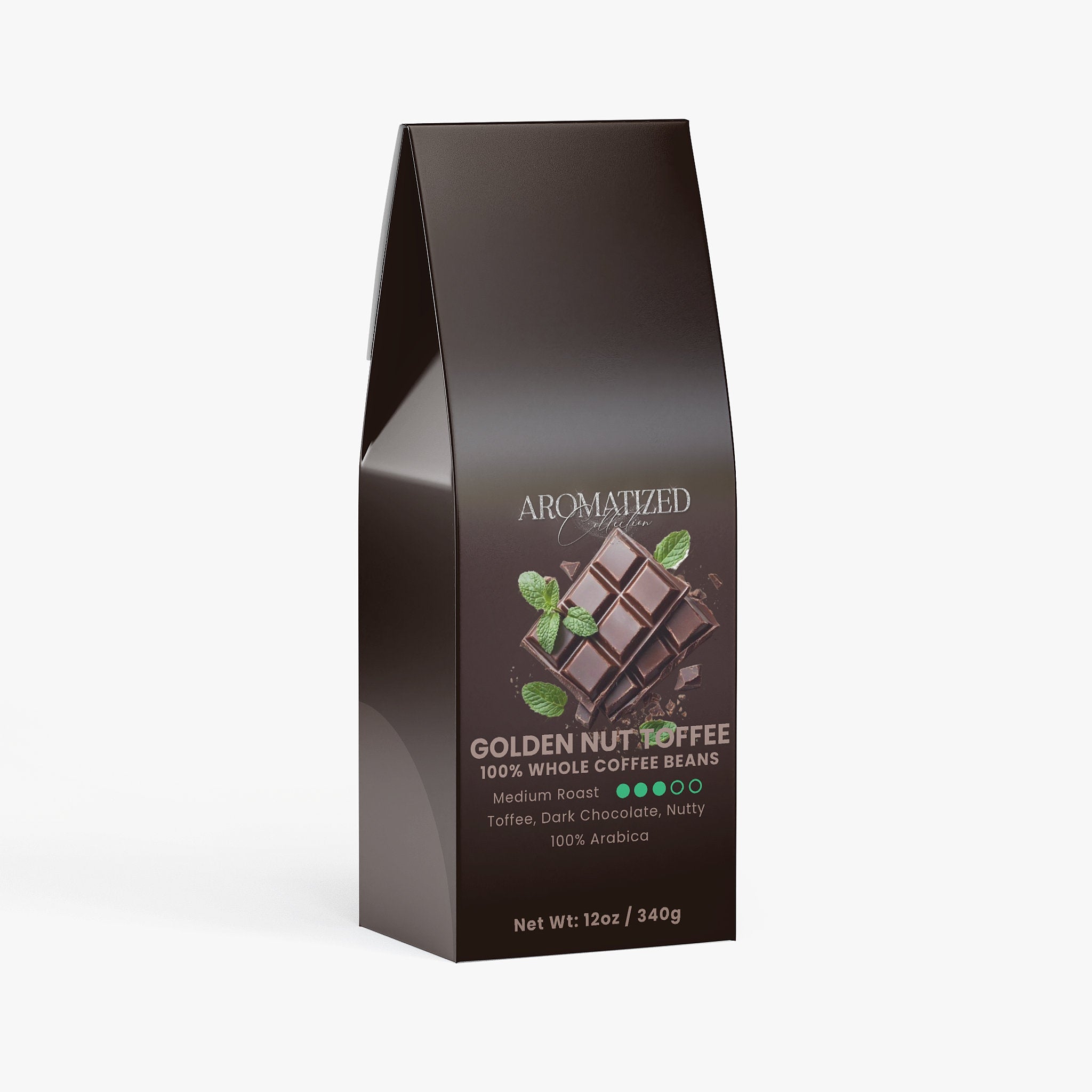 Golden Nut Toffee Coffee (Medium Roast) Toffee, Dark Chocolate, Nutty - Cart2u.ro