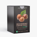 Rich Hazelnut Coffee Pods (Medium Roast) Citrus, Nutty, Maple Syrup