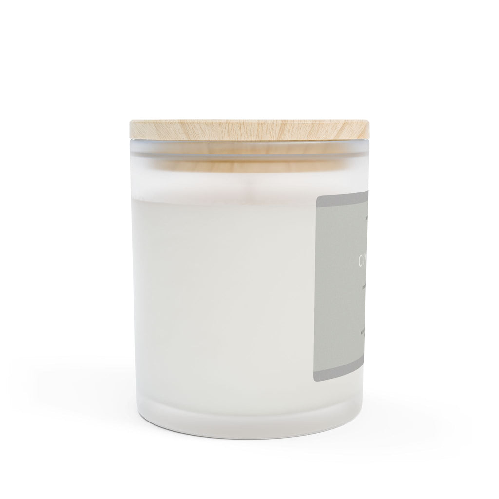 Cinnamon & Chai Soy Wax Candle, Frosted Glass Candle, Aromatherapy,
