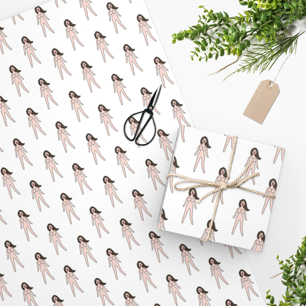 Blow Up Doll Wrapping Paper