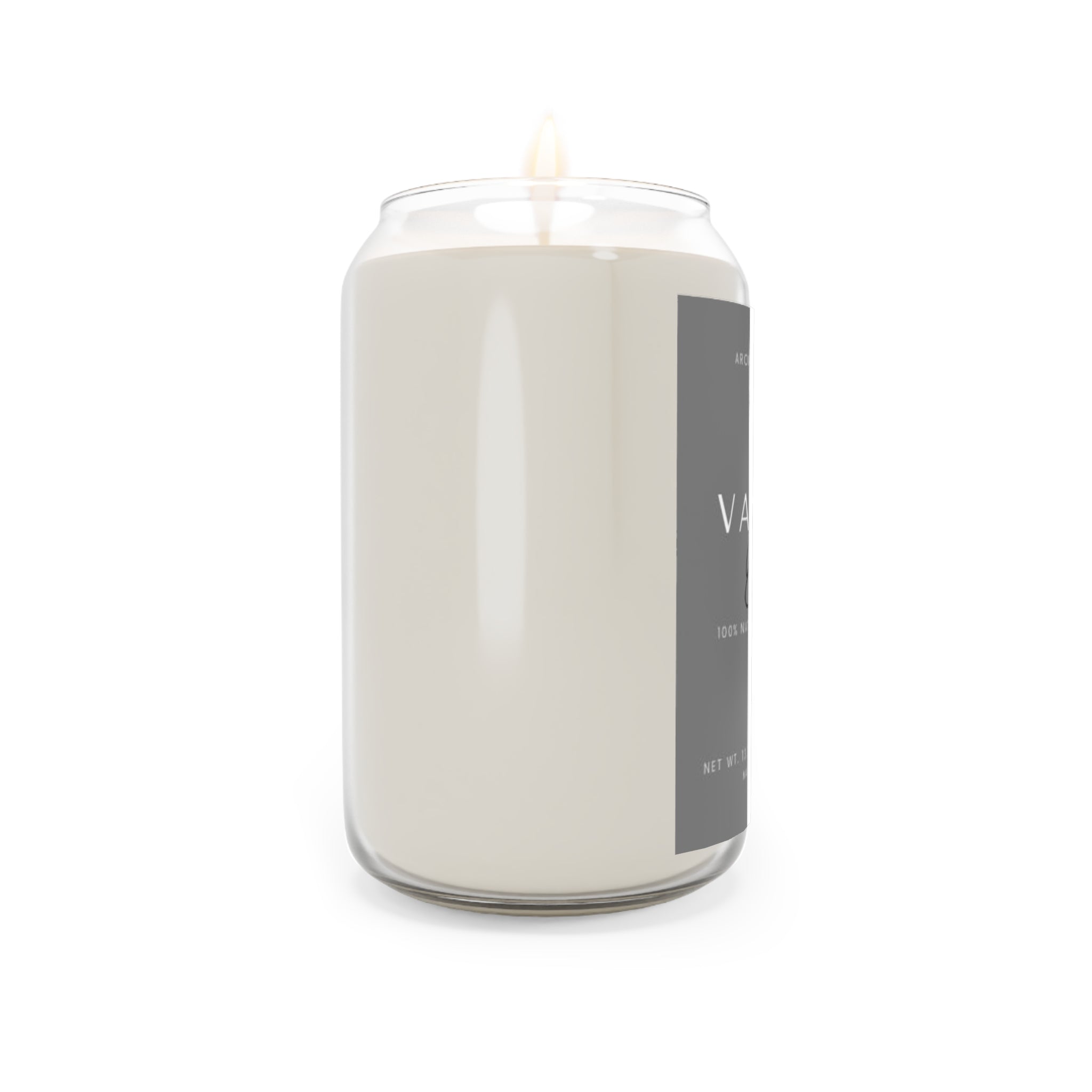 Vanilla Bean Scented Soy Candle, Aromatherapy, Home Decor, - Cart2u.ro