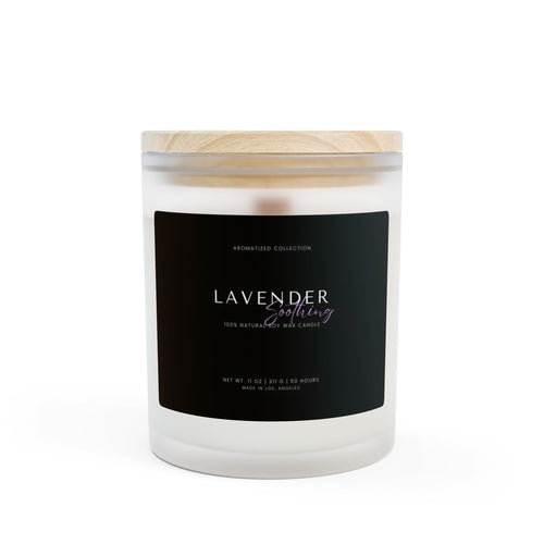 Lavender Candle - Aromatherapy Gift for Astrology Lovers, Relaxation, - Cart2u.ro