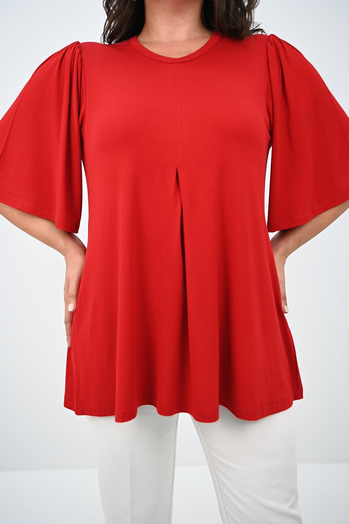 Bluza dama marimi mari pliu 1847-25 BIGsize