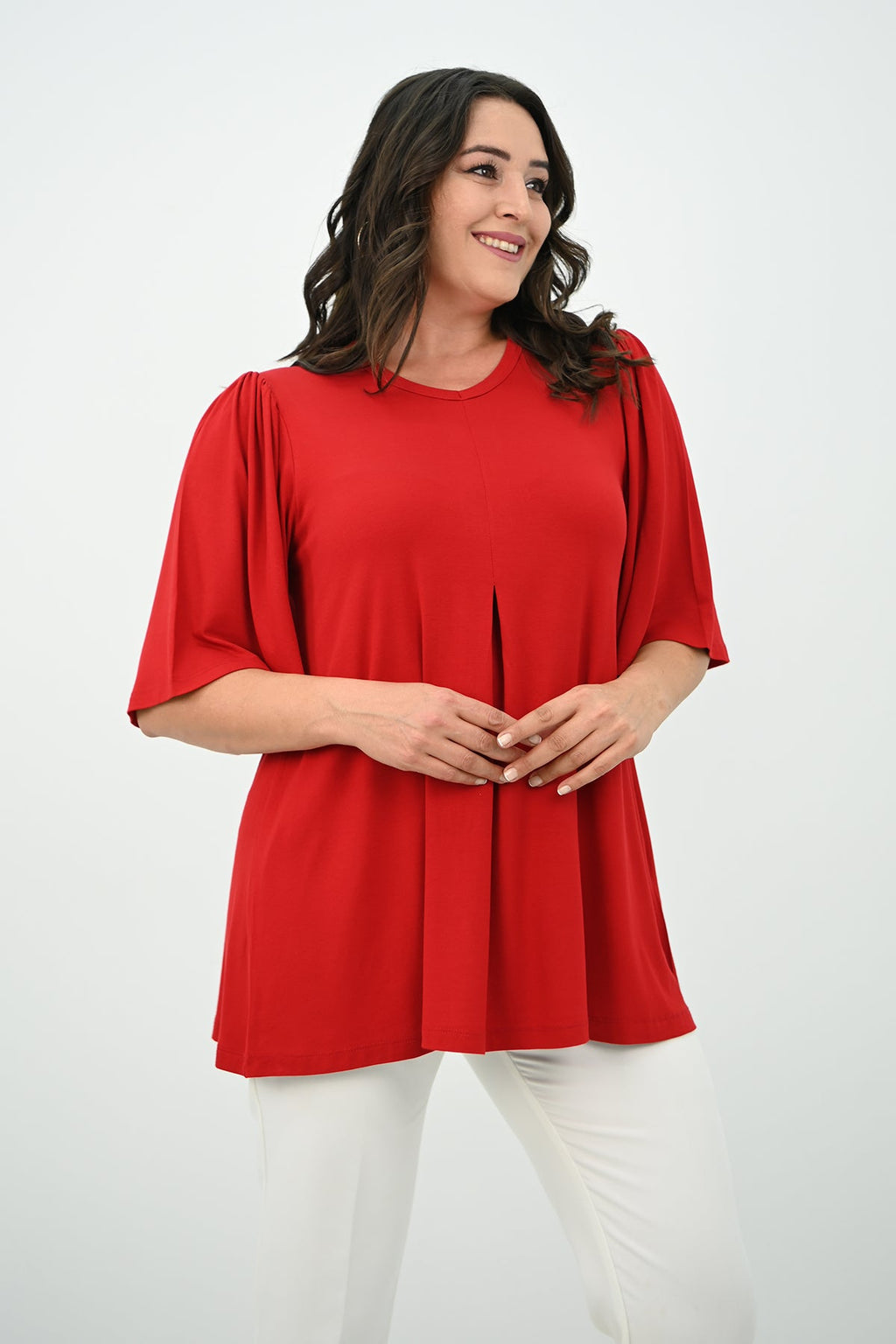 Bluza dama marimi mari pliu 1847-25 BIGsize
