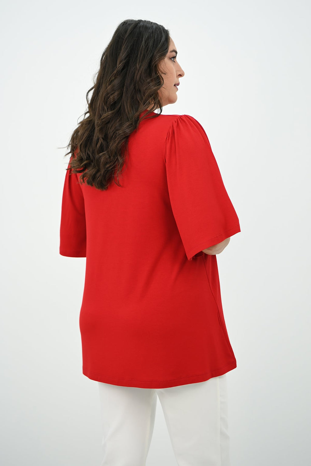Bluza dama marimi mari pliu 1847-25 BIGsize