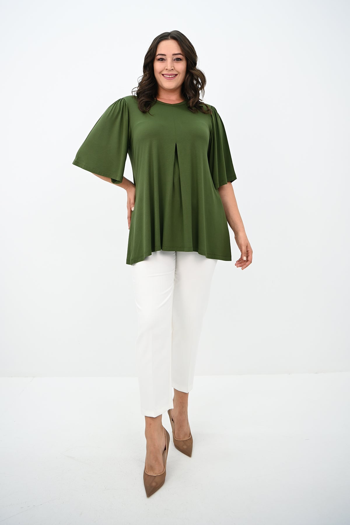 Bluza dama marimi mari pliu 1847-25 BIGsize
