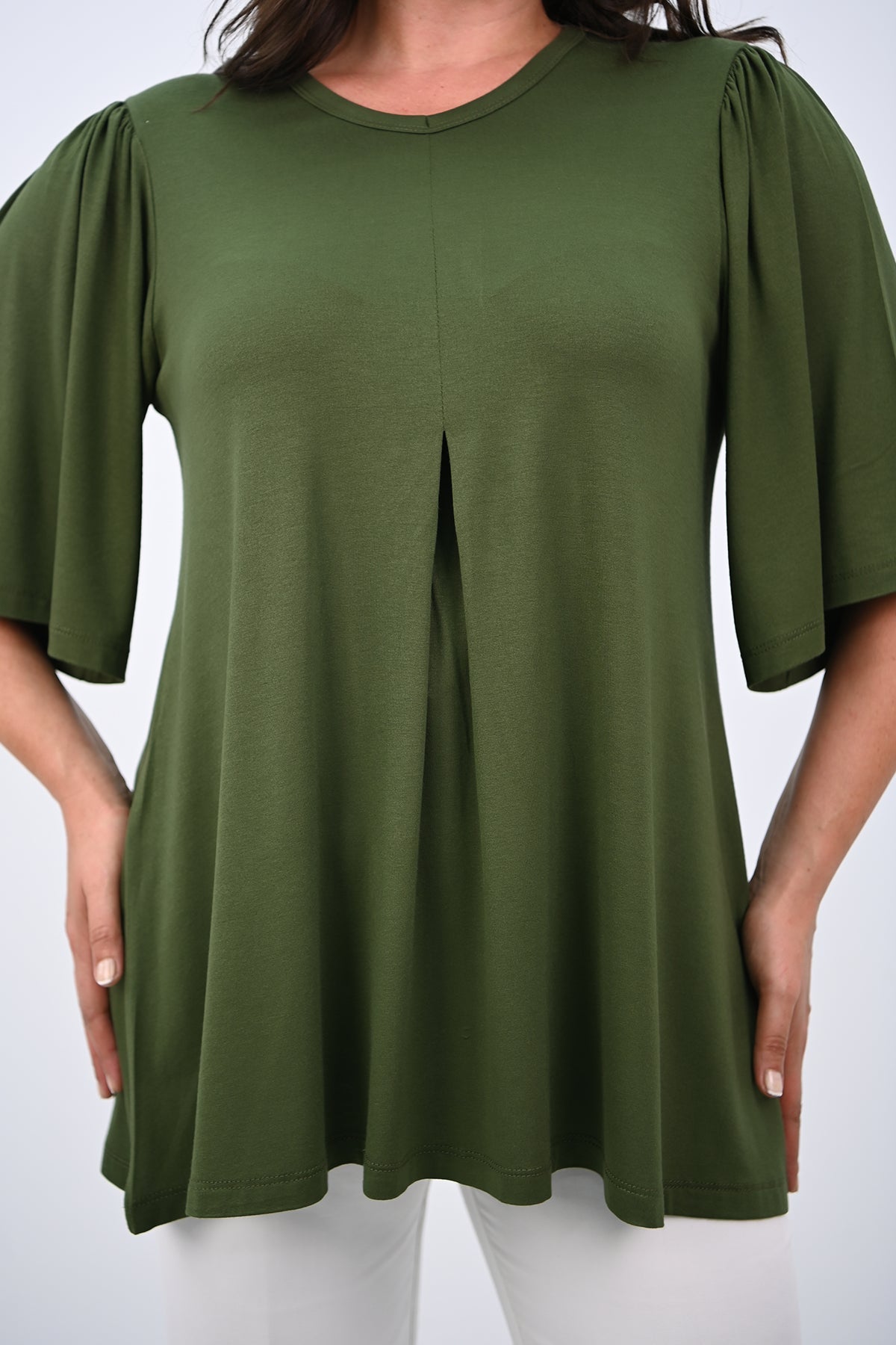 Bluza dama marimi mari pliu 1847-25 BIGsize