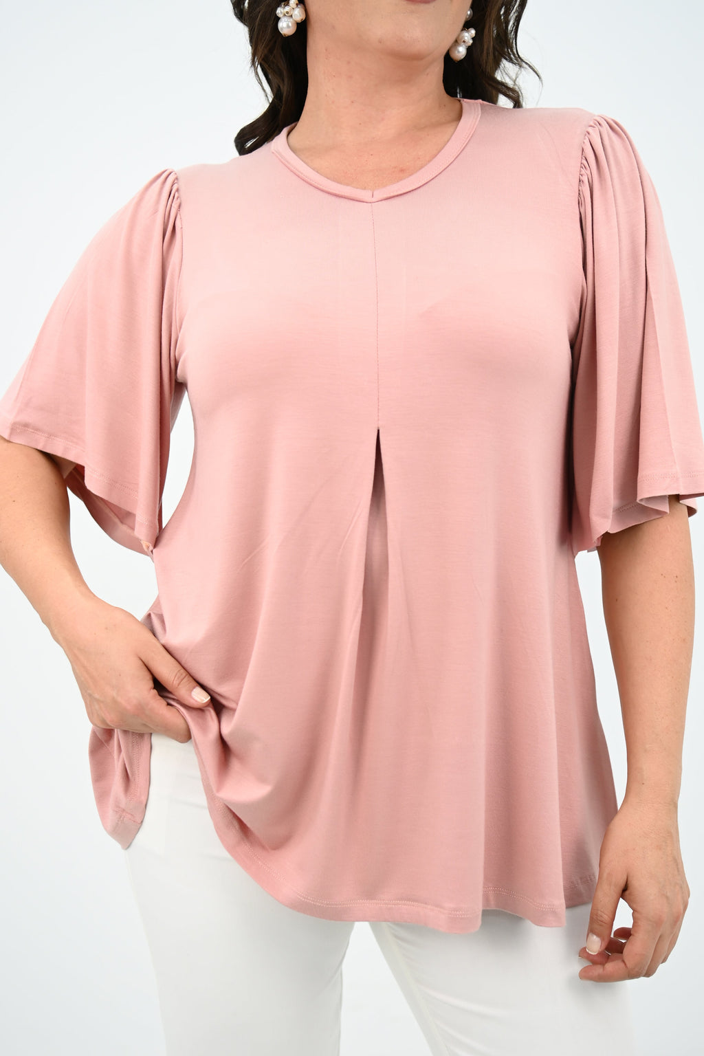 Bluza dama marimi mari pliu 1847-25 BIGsize