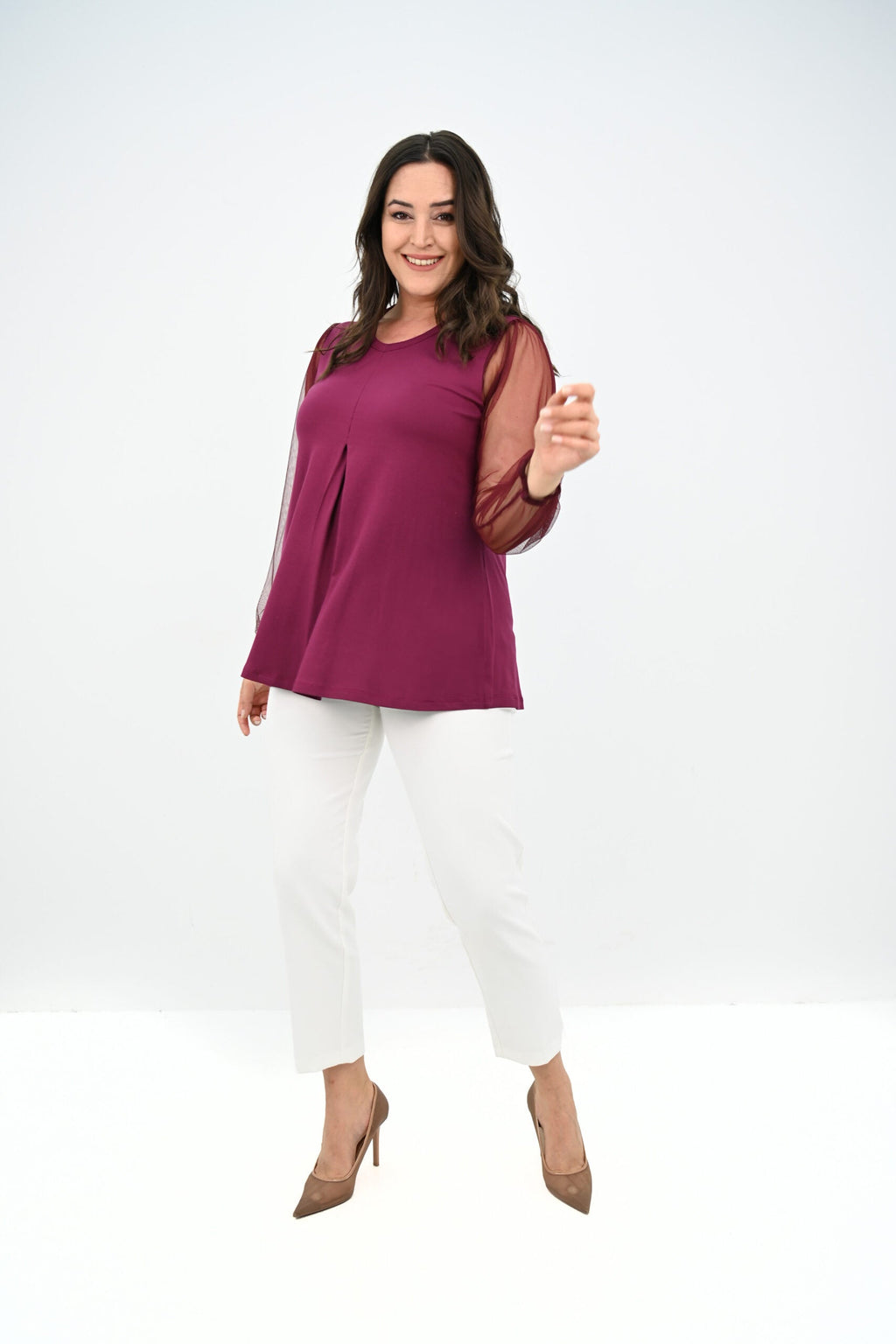 Bluza dama marimi mari 1857-24 BIGsize