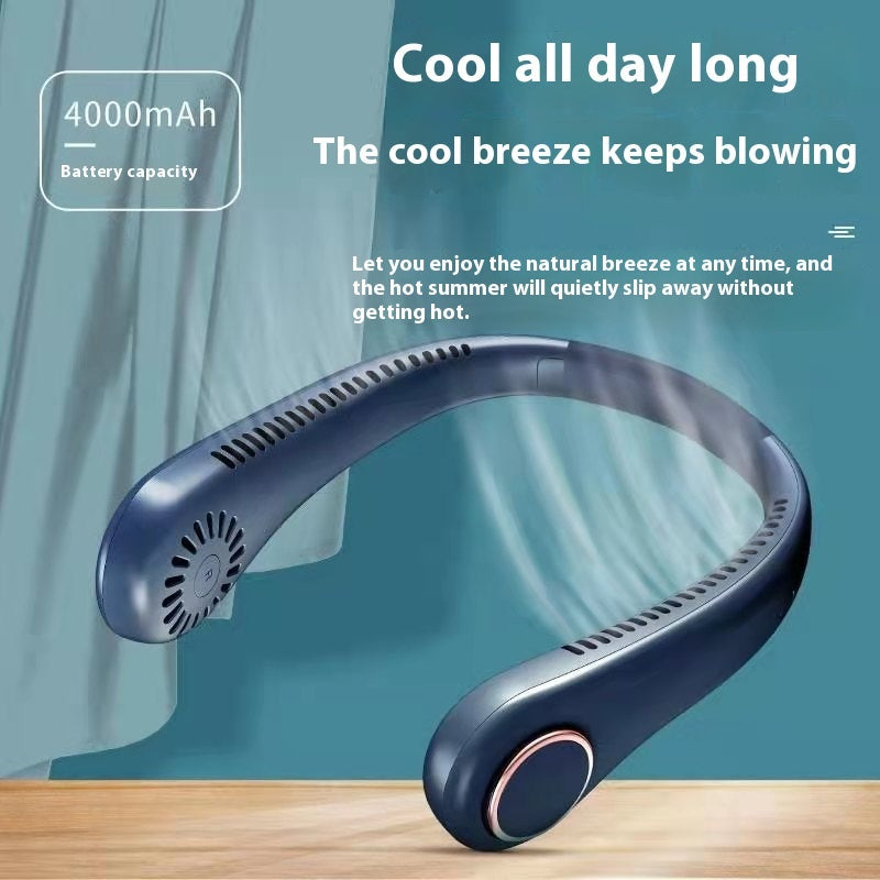 USB Charging For Your Outdoor Sports Neck Hanging Fan - Cart2u.ro