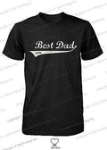 Best Dad Ever Swash Style T-Shirt - Father's Day - Cart2u.ro