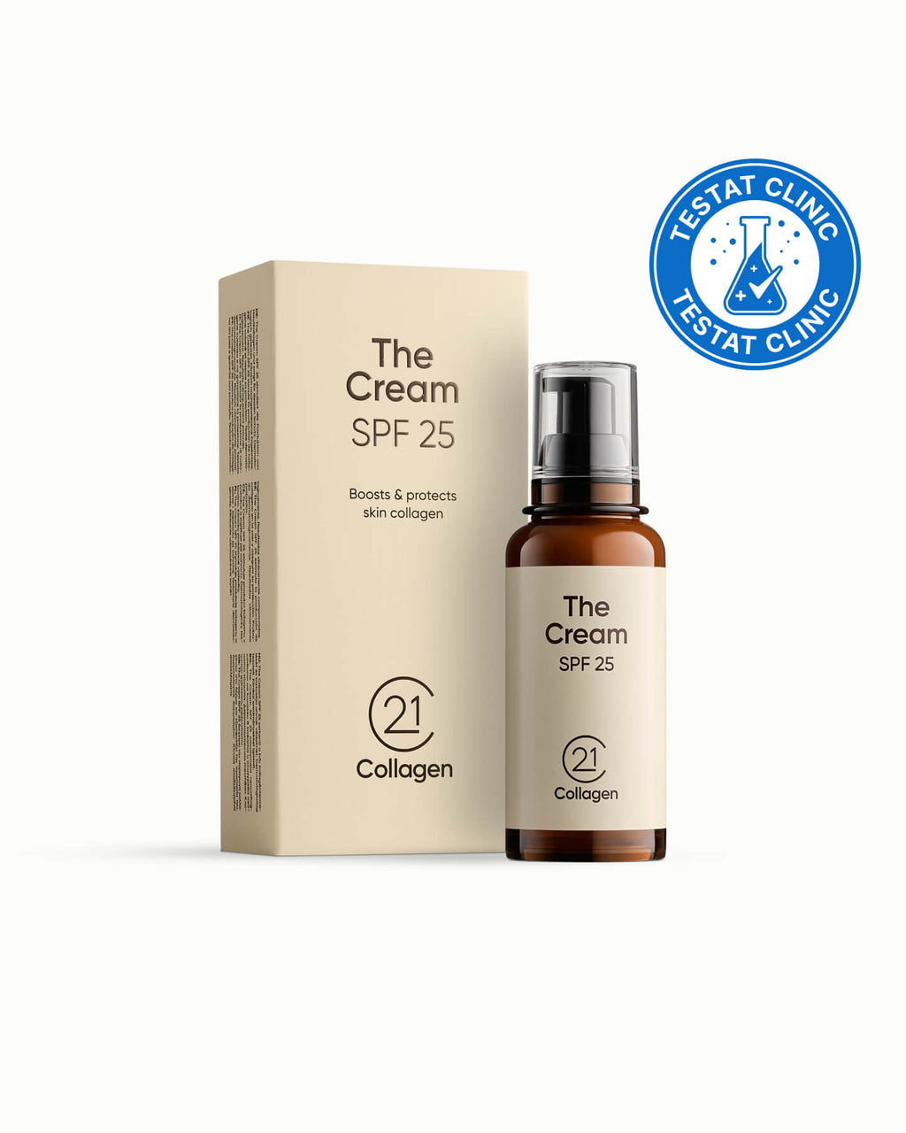 Crema de Zi Anti-Rid cu Protecție SPF şi Colagen 21collagen.RO