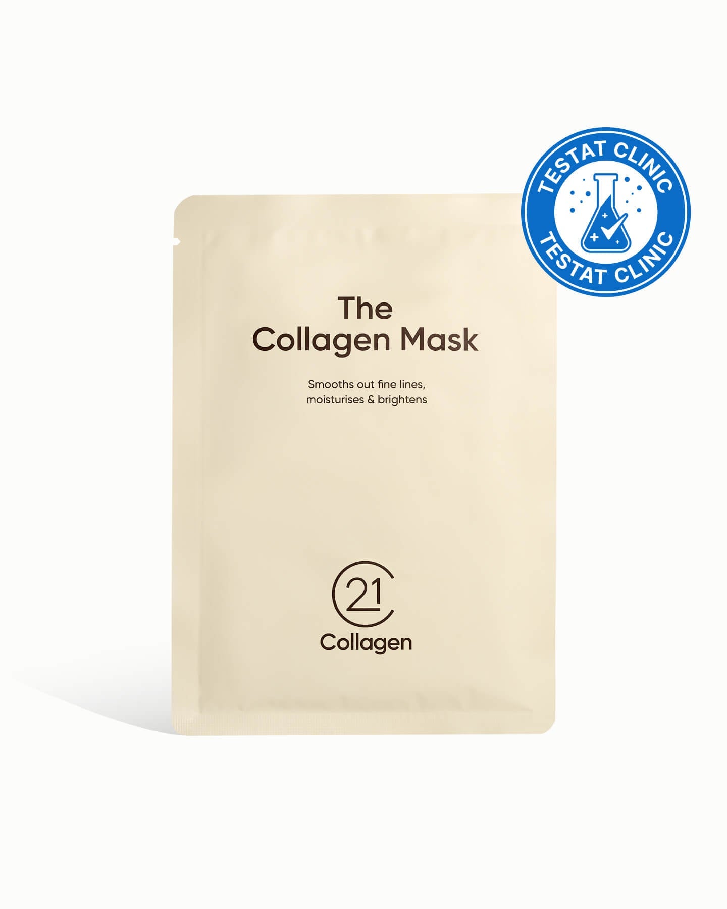 Mască de față hidratantă cu colagen 21collagen.RO