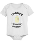 Daddy's Drinking Buddy Cute Baby Bodysuit - - Cart2u.ro