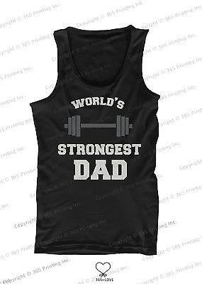 World's Strongest Dad Tank Top - Father's Day Gift - Cart2u.ro