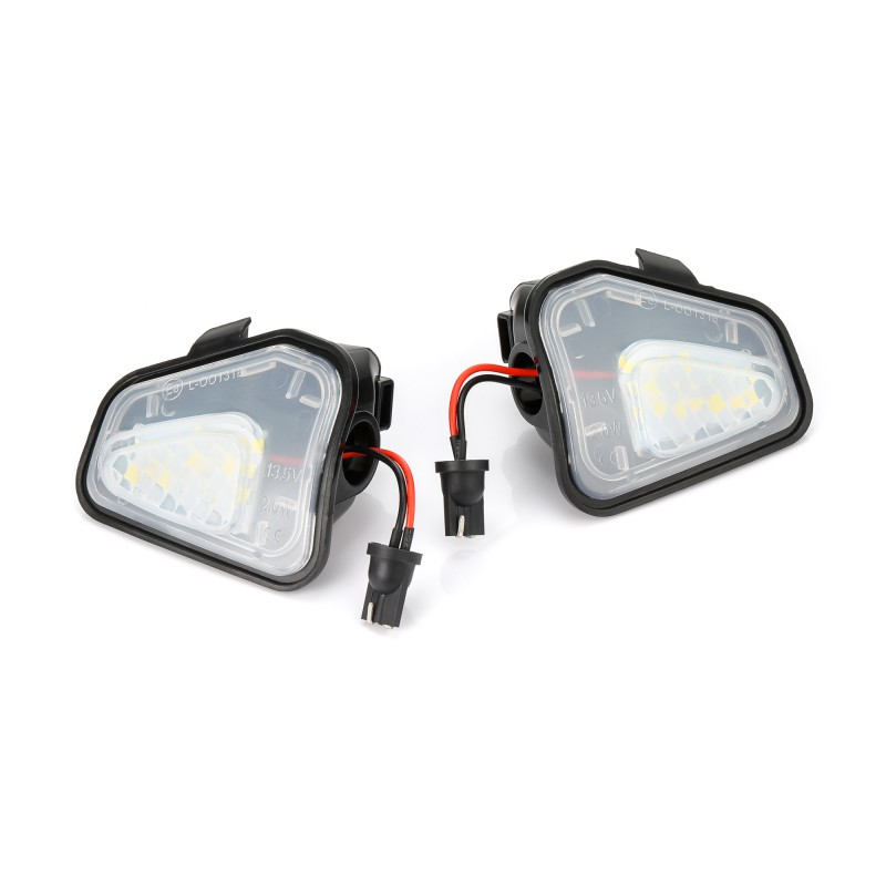 Set 2 x led puddle light Volkswagen Passat B7 CC Scirocco Jetta Eos lumini oglinzi LEDUL.ro