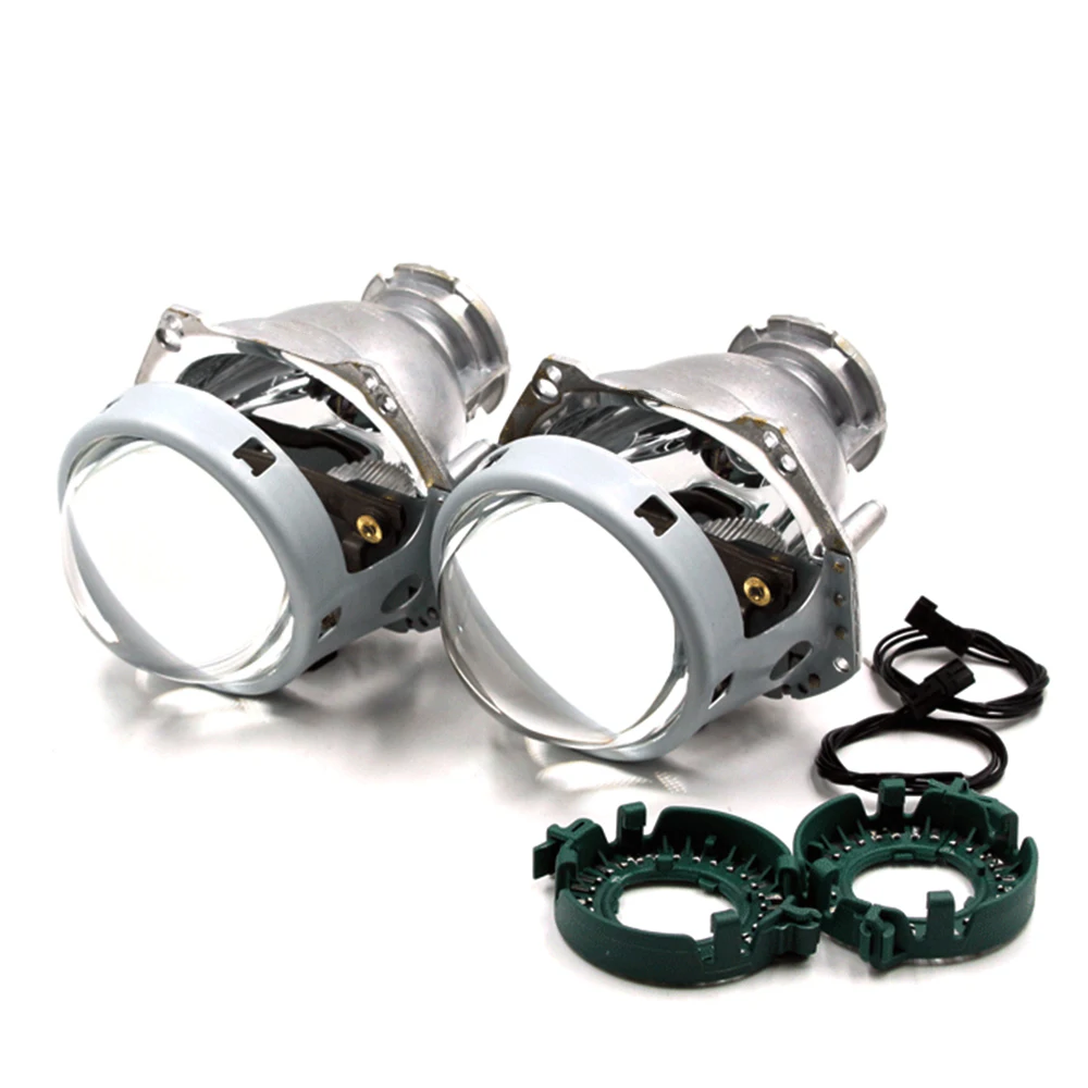 Set 2 lupe Bi-Xenon LUSMAR™ 3 inch D1S D3S cu inel fixare LEDUL.ro