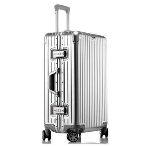 Aluminum Magnesium Alloy Luggage Large Capacity Trolley Case - Cart2u.ro