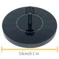 Waterfall Fountain Mini Solar Water Fountain Pool Pond Garden Decoration Outdoor Bird Bath Solar Powered Fountain Floating Water