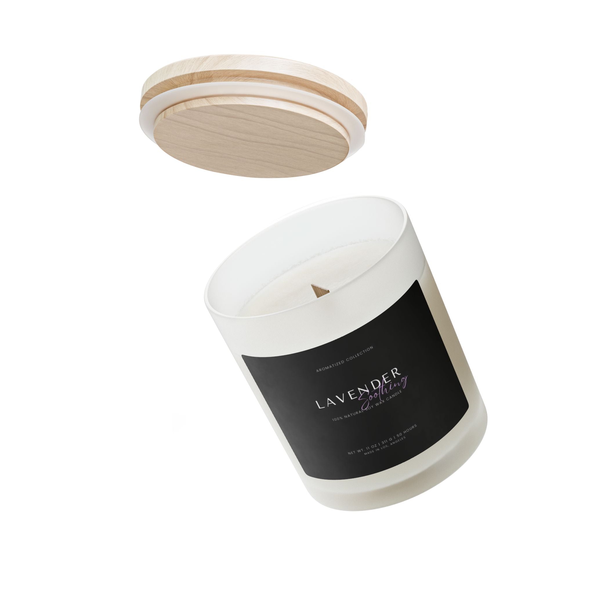 Lavender Candle - Aromatherapy Gift for Astrology Lovers, Relaxation, - Cart2u.ro