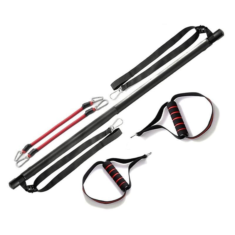 Pilates Bar Kit With Resistance Bands Portable Home Gym Workout - Cart2u.ro