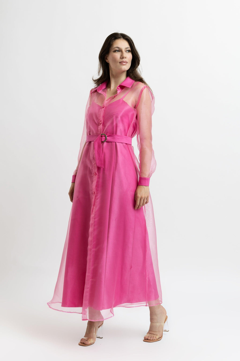 Set Jacheta din Organza + Rochie din Bumbac Sissel