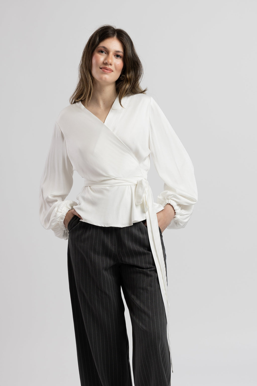 Bluză Soft Wrap Sissel