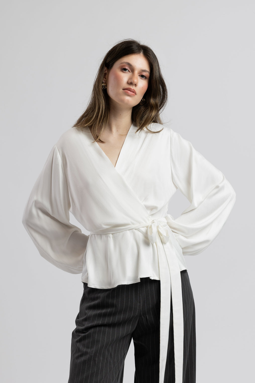 Bluză Soft Wrap Sissel