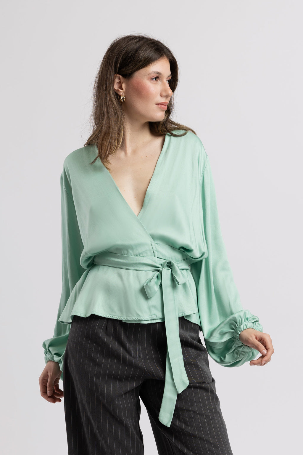 Bluză Soft Wrap Sissel