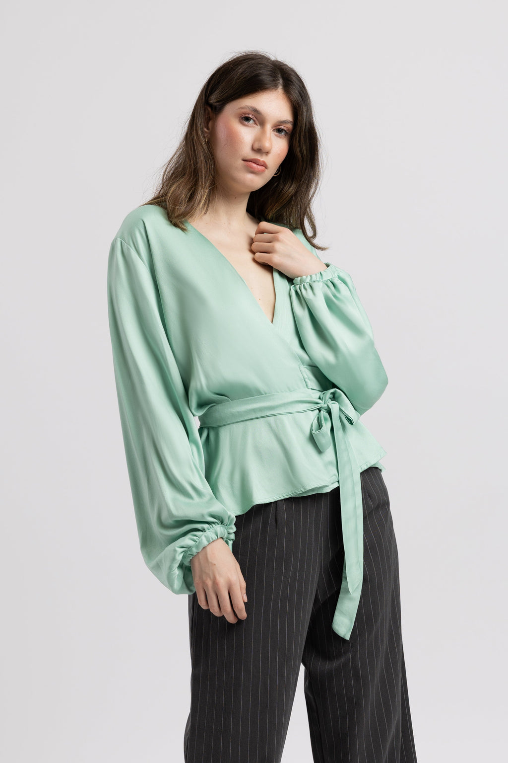 Bluză Soft Wrap Sissel