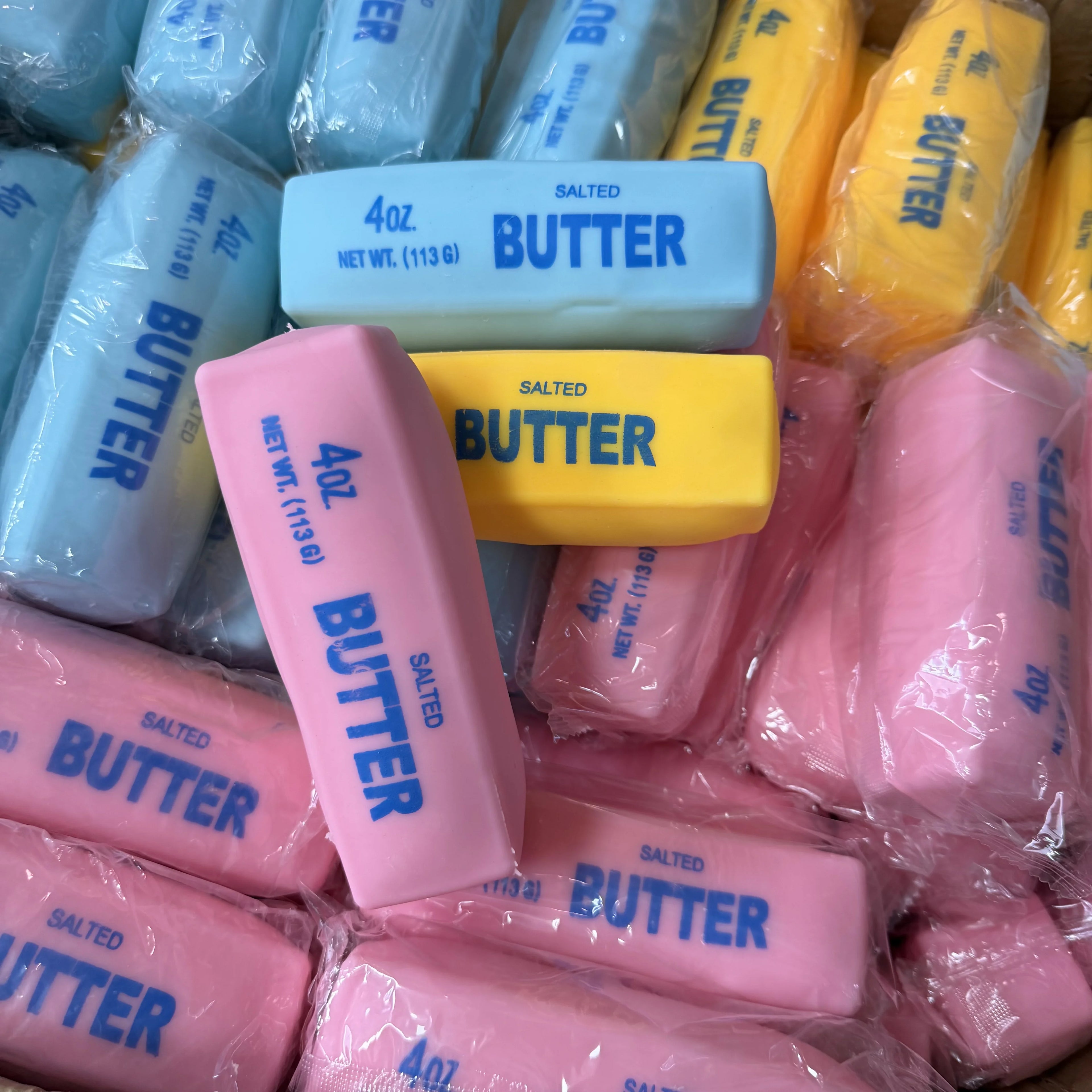 Realistic Butter Stick Squishy Toy Viral Crunchy Squeeze Toy Soft Stress Relief Fidget Sensory Toy Fun Desk Decoration Gift cart2u.ro