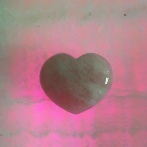Rose Quartz Heart Stone - Cart2u.ro
