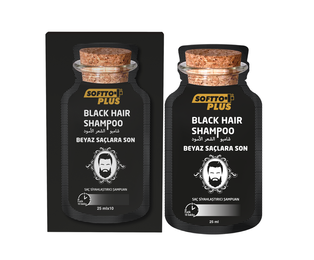 Șampon Colorant Negru Instant - 10x25ml CRABLAND