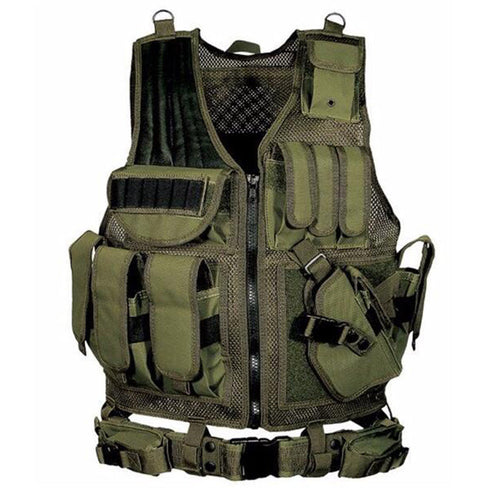 Tactical Vest Military Combat Army Armor Vests Molle Airsoft Plate - Cart2u.ro
