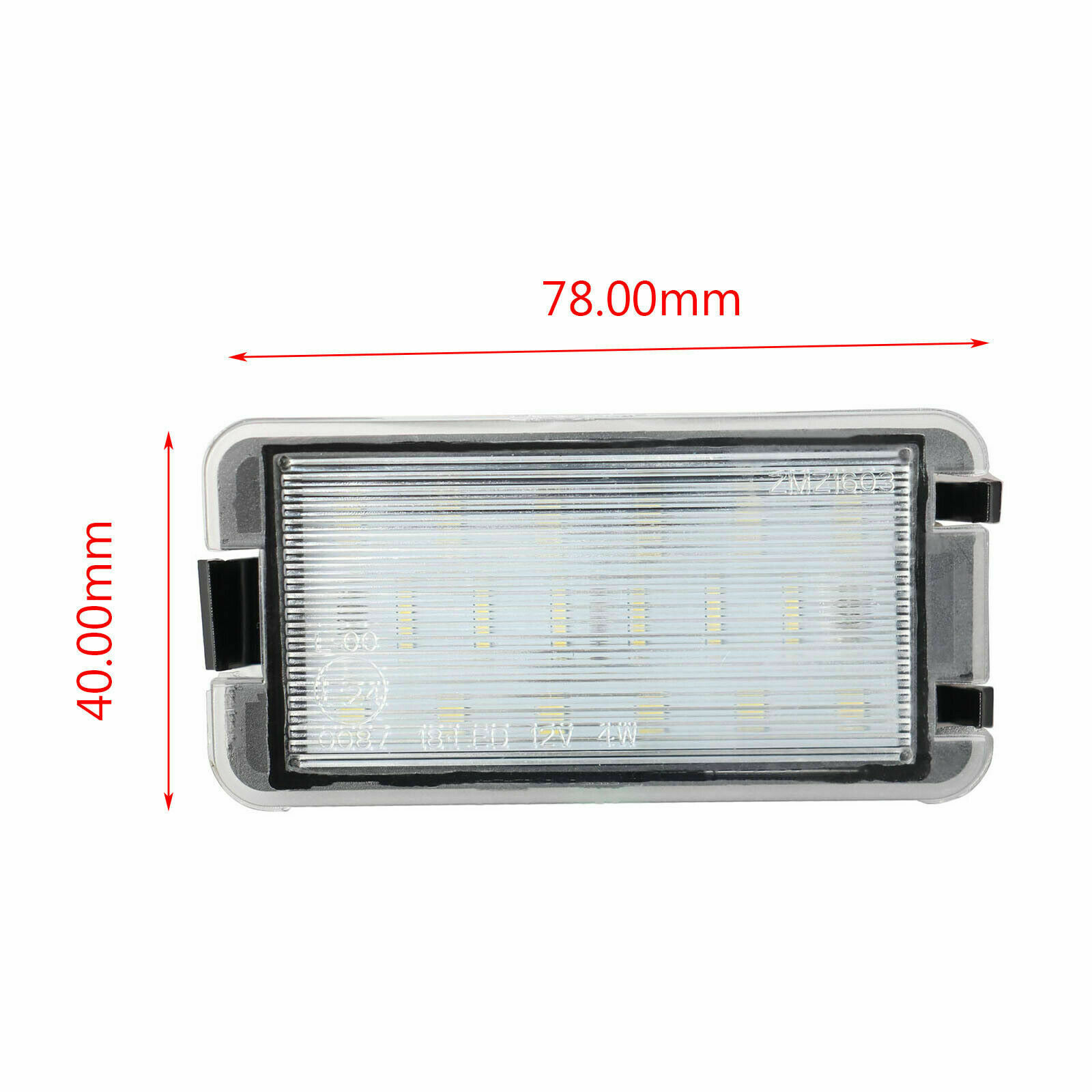 Set 2 x led numar inmatriculare Seat Altea Arosa Ibiza Cordoba Leon Toledo LEDUL.ro