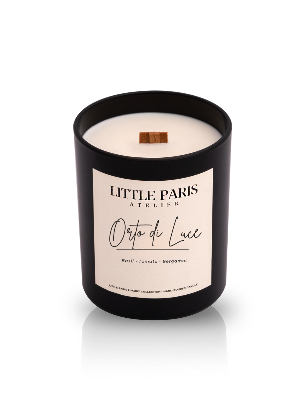 Lumânare parfumată Orto di Luce - Frunze de roșii • Busuioc • Bergamota Little Paris Atelier