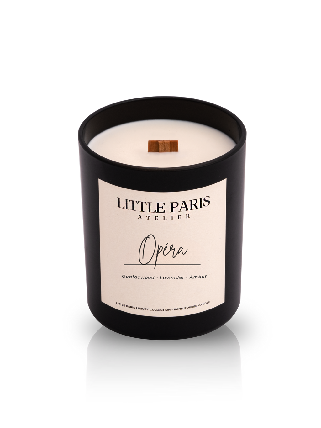 Lumânare parfumată Opéra - Lemn de Guaiac • Lavandă • Ambră Little Paris Atelier