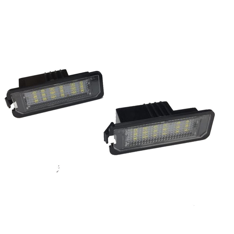 Set 2x led numar inmatriculare Volkswagen Passat Golf  Phaeton Scirocco LEDUL.ro