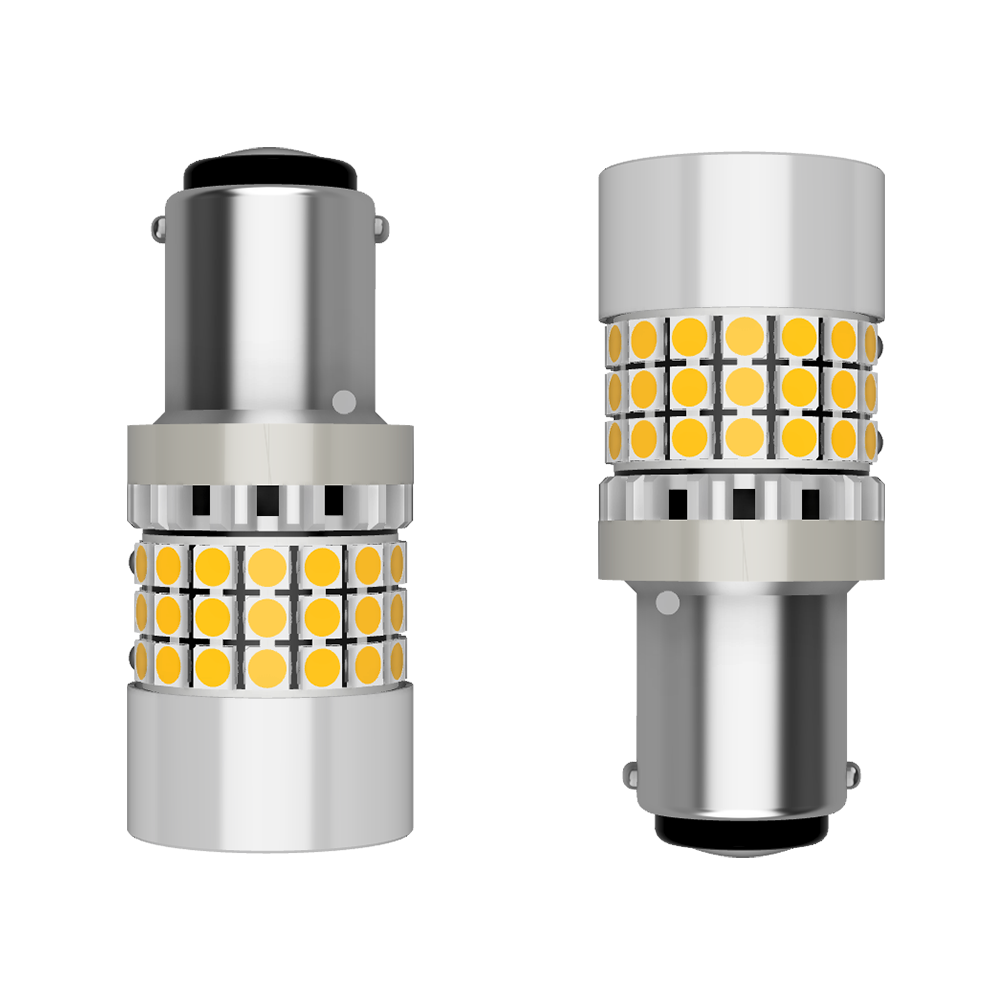 Set 2 x bec LED P21/5W BAY15D LUSMAR™ 7000 lm  - fara eroare LEDUL.ro