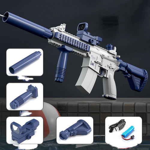 Summer Fully Automatic Electric Water Gun Rechargeable Long-Range - Cart2u.ro