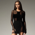 Top din tulle si catifea Backstage Carolina D