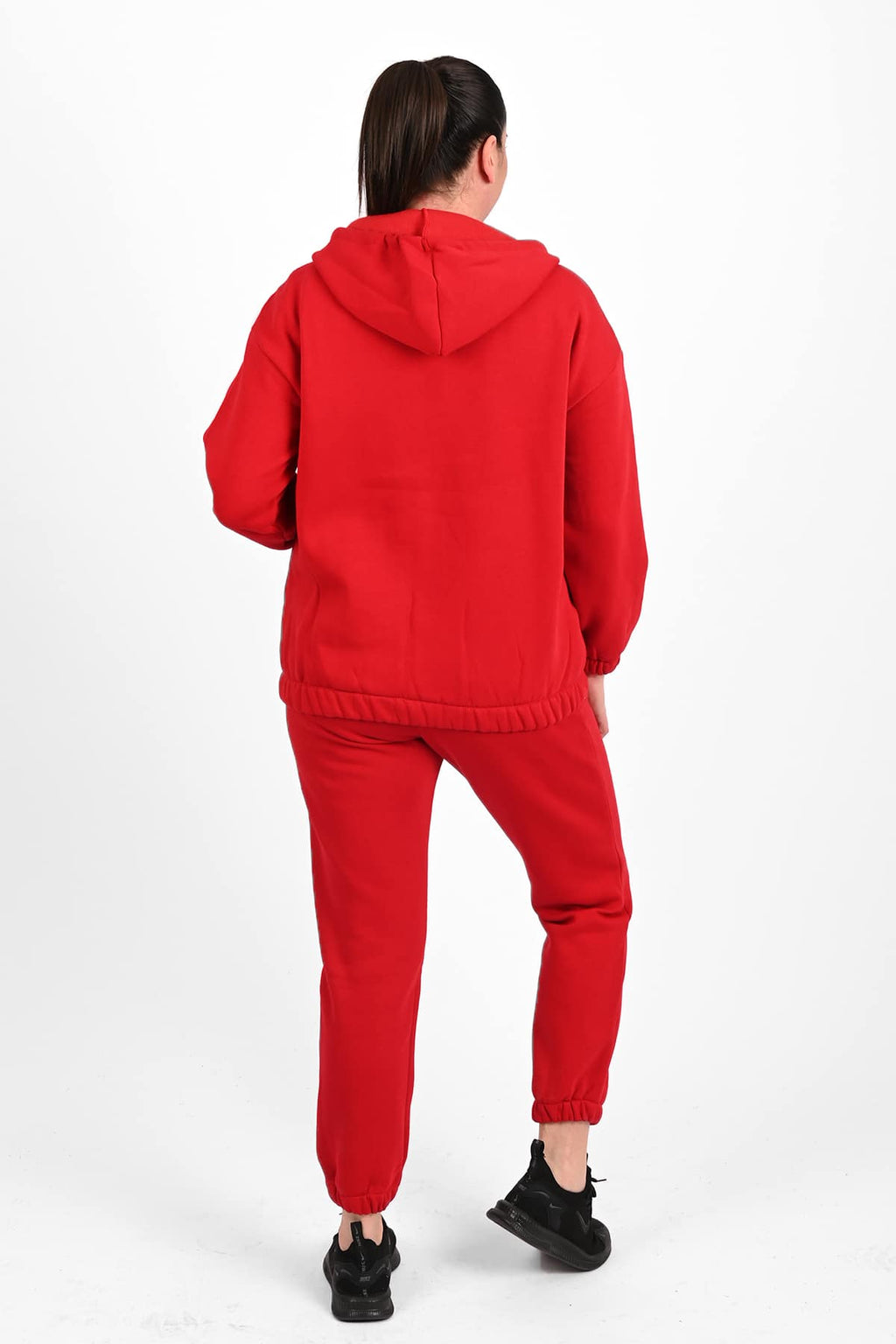 Trening dama marimi mari vatuit fermoar alb 3557-23 BIGsize