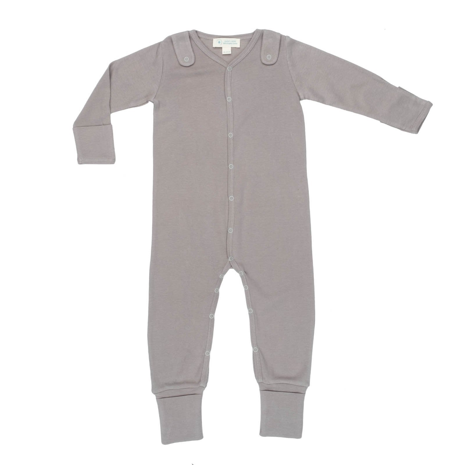 Smart Footed One-Piece + Bib - Gray - Cart2u.ro