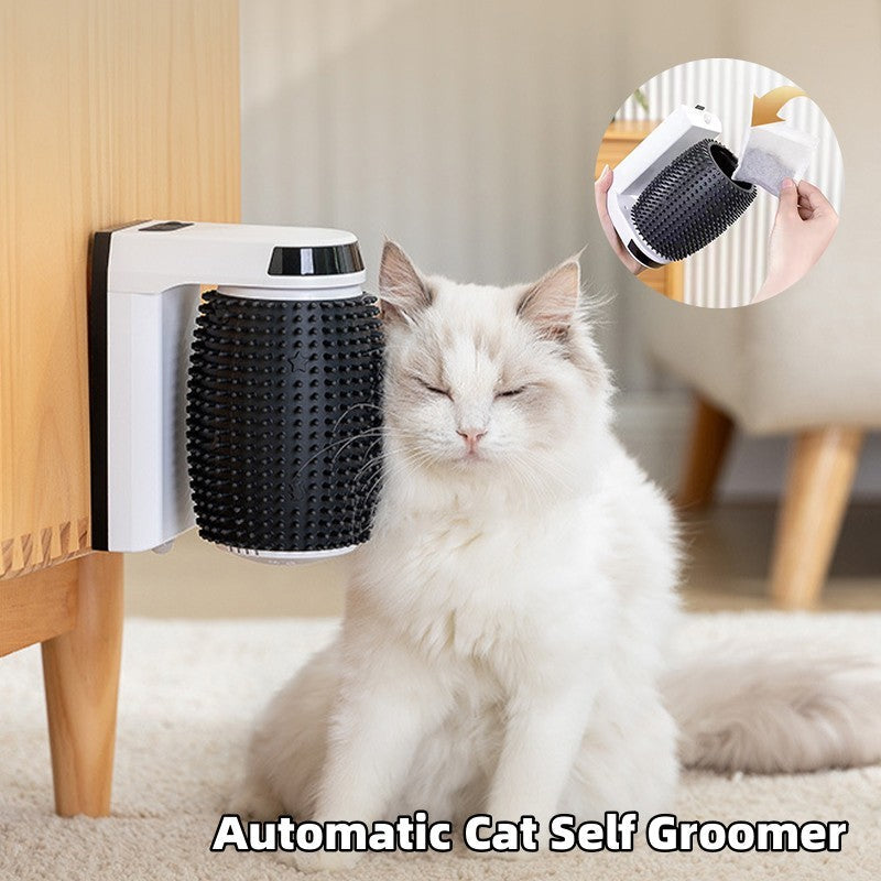 Automatic Cat Self Groomer Wall Corner Brushes Soft Cat Corner - Cart2u.ro
