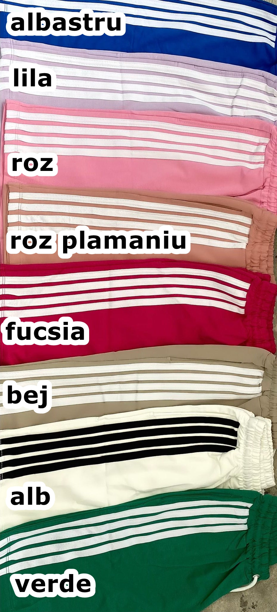 Trening dama marimi mari cu dungi si pantaloni scurti 3768-23 BIGsize